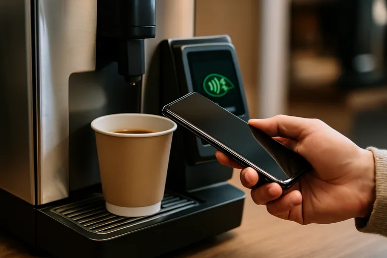 Waarom betalen we nu zo makkelijk voor koffie? Waarom betalen we nu zo makkelijk voor koffie?
